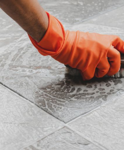 Floor Tile Cleaning